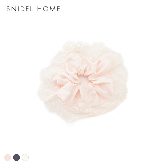 スナイデルホーム サテンレースシュシュ SNIDEL HOME