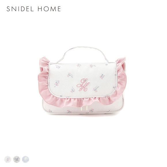 スナイデルホーム サテンフリルポーチ SNIDEL HOME