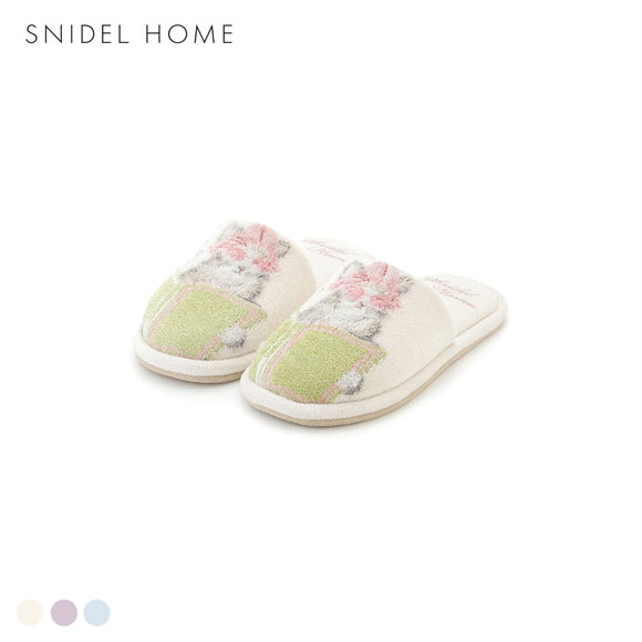 スナイデルホーム セレブバスキャットニットルームシューズ SNIDEL HOME