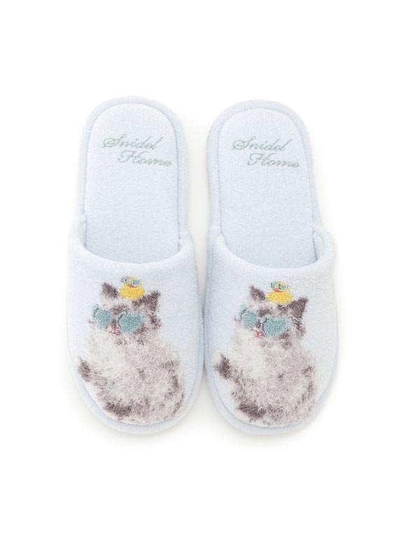 スナイデルホーム セレブバスキャットニットルームシューズ SNIDEL HOME