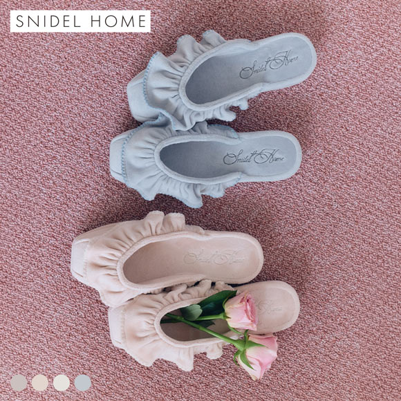 スナイデルホーム イフミック(R) フリルスリッパ SNIDEL HOME IFMC.
