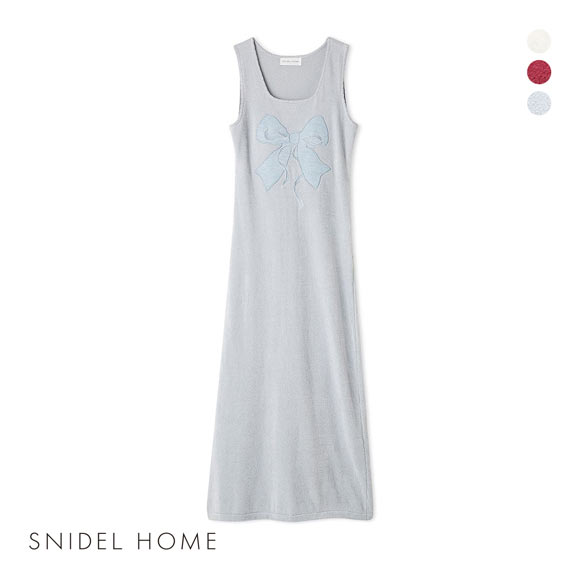 スナイデルホーム リボンタンクワンピース カップ付き パジャマ ルームウェア SNIDEL HOME