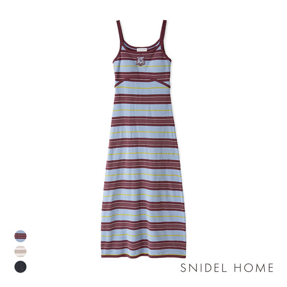 スナイデルホーム エンブレムニットキャミワンピース SNIDEL HOME