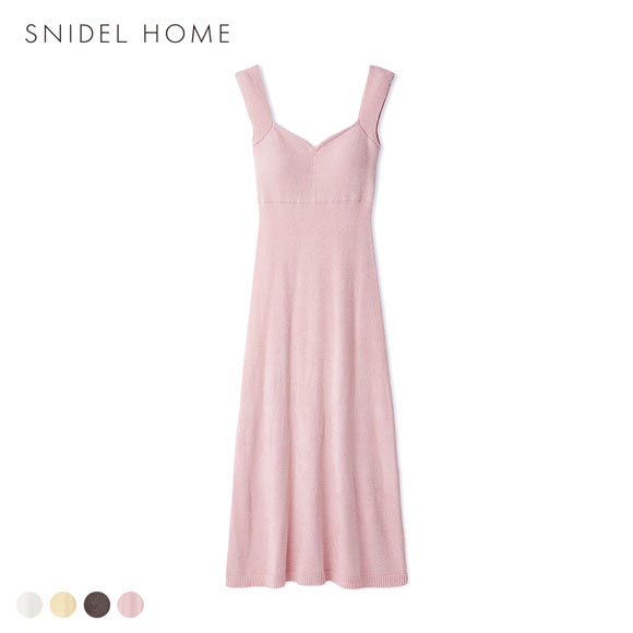 スナイデルホーム TEXBRID タンクトップワンピース カップイン カップ付き SNIDEL HOME