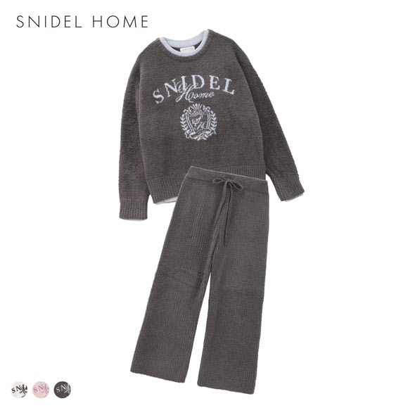 スナイデルホーム エンブレムセットアップ パジャマ ルームウェア SNIDEL HOME