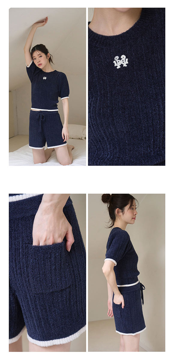 スナイデルホーム バリエニットセットアップ パジャマ ルームウェア SNIDEL HOME