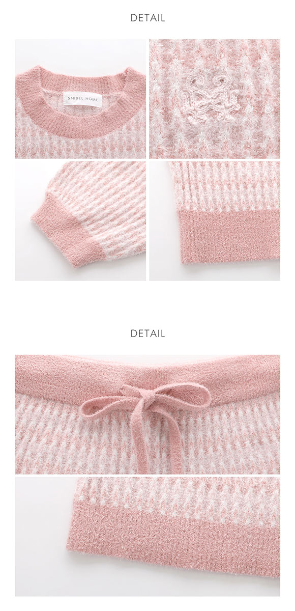 スナイデルホーム バリエニットセットアップ パジャマ ルームウェア SNIDEL HOME