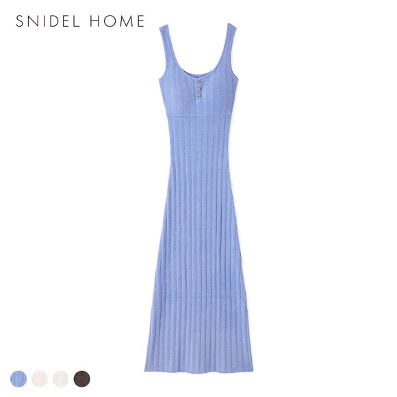 スナイデルホーム ICESUMMER 接触冷感 ワンピース カップイン パッド付き パジャマ ルームウェア SNIDEL HOME