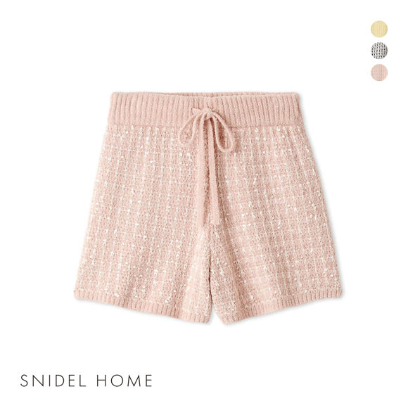スナイデルホーム ツイードショートパンツ パジャマ ルームウェア SNIDEL HOME