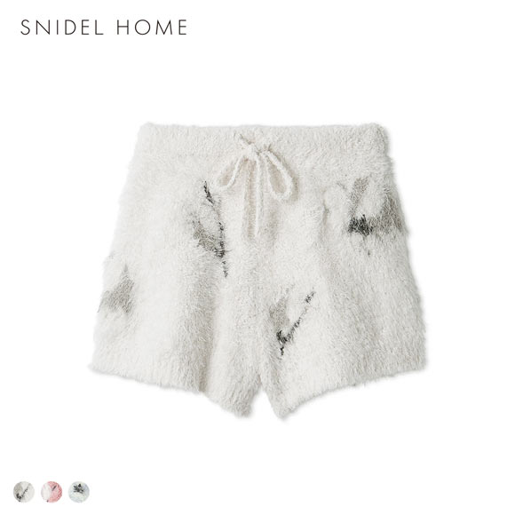 スナイデルホーム フラワージャガードニットショートパンツ SNIDEL HOME