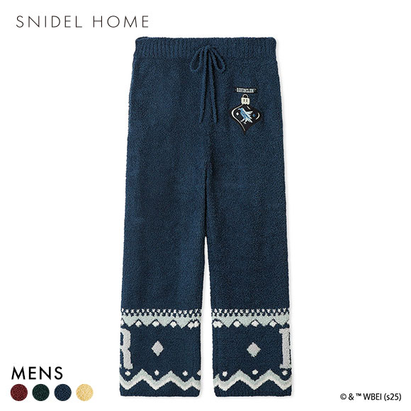 スナイデルホーム メンズ Mens Harry Potter ニットロングパンツ パジャマ ルームウェア ハリー・ポッター SNIDEL HOME