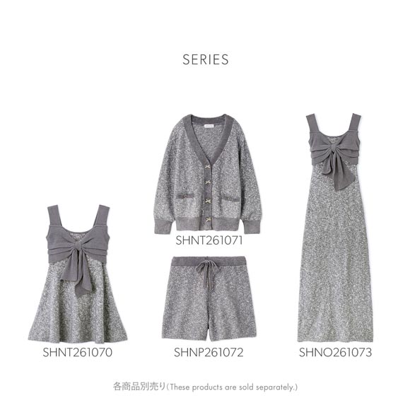 スナイデルホーム リボンツイードショートパンツ パジャマ ルームウェア SNIDEL HOME