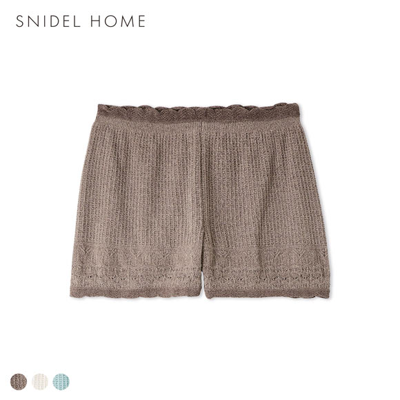 スナイデルホーム クロシェショートパンツ ルームウェア パジャマ SNIDEL HOME