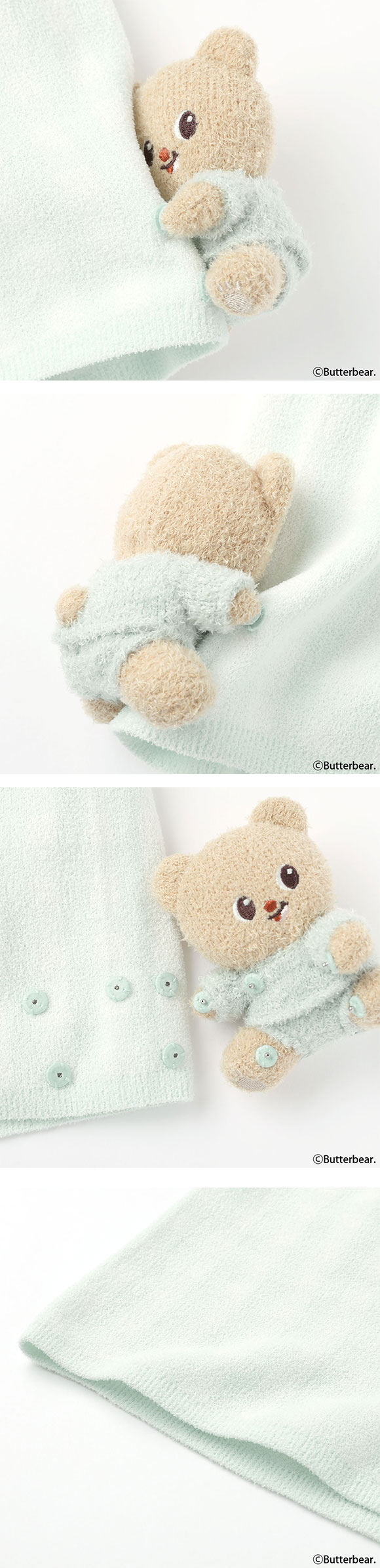 スナイデルホーム BUTTERBEAR ニットショートパンツ バターベア パジャマ ルームウェア SNIDEL HOME