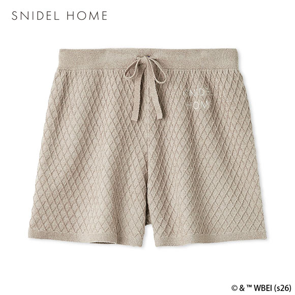 スナイデルホーム Tweety ワッフルコーンニットショートパンツ ルームウェア パジャマ SNIDEL HOME