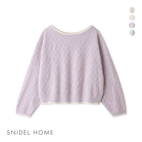 スナイデルホーム 柄編みプルオーバー パジャマ ルームウェア SNIDEL HOME