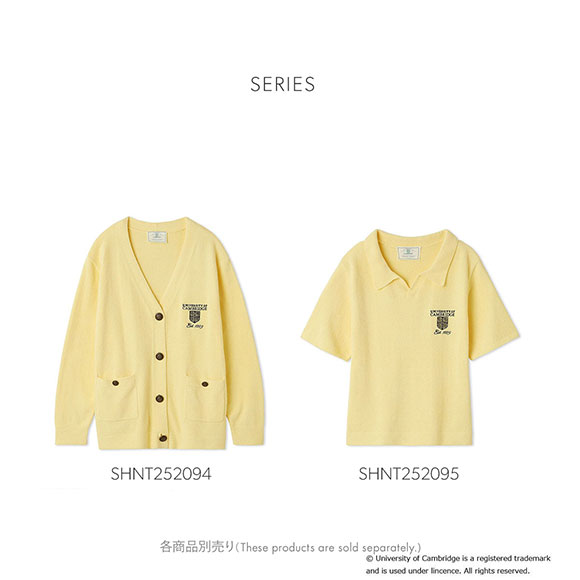 スナイデルホーム University of Cambridge ニットカーディガン パジャマ ルームウェア SNIDEL HOME ケンブリッジ大学