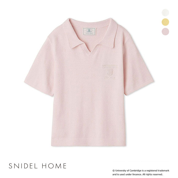 スナイデルホームUniversity of Cambridge ポロニットプルオーバー パジャマ ルームウェア ケンブリッジ大学