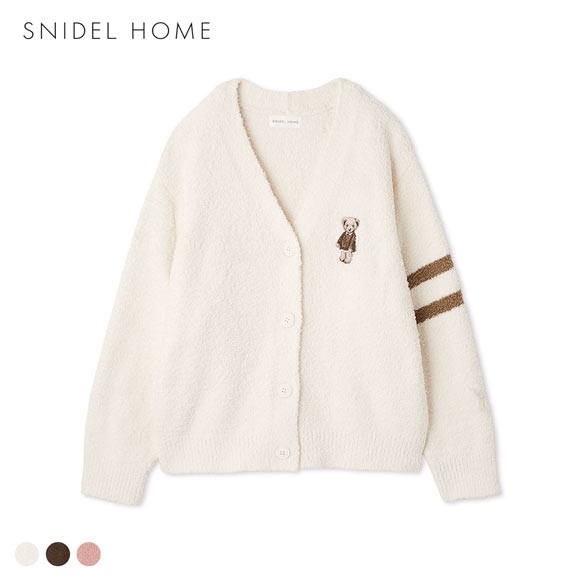 スナイデルホーム Bearニットカーディガン SNIDEL HOME