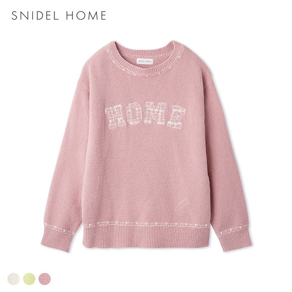 スナイデルホーム ツイードロゴプルオーバー SNIDEL HOME