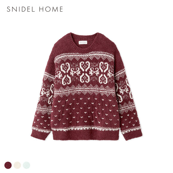 スナイデルホーム ノルディックプルオーバー SNIDEL HOME