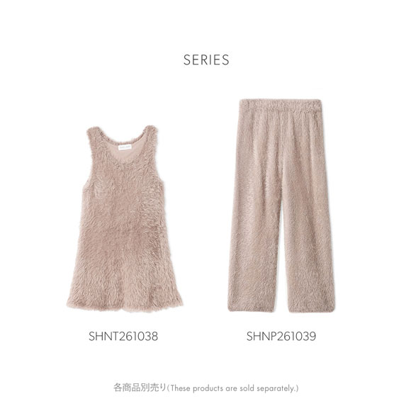 スナイデルホーム シャギーカップインタンクトップ カップイン カップ付き パジャマ ルームウェア SNIDEL HOME