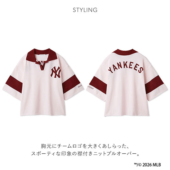 スナイデルホーム MLB ニットプルオーバー パジャマ ルームウェア SNIDEL HOME
