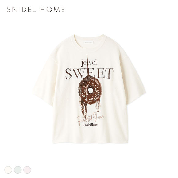 スナイデルホーム ビジュードーナッツニットプルオーバー パジャマ ルームウェア SNIDEL HOME