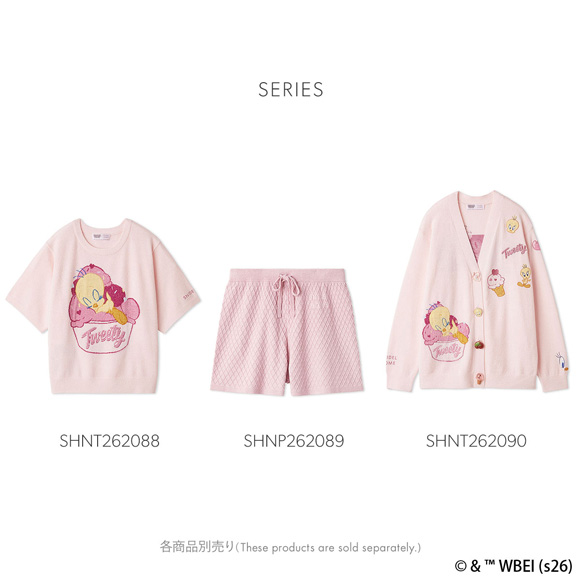 スナイデルホーム Tweety モチーフニットカーディガン ルームウェア パジャマ SNIDEL HOME