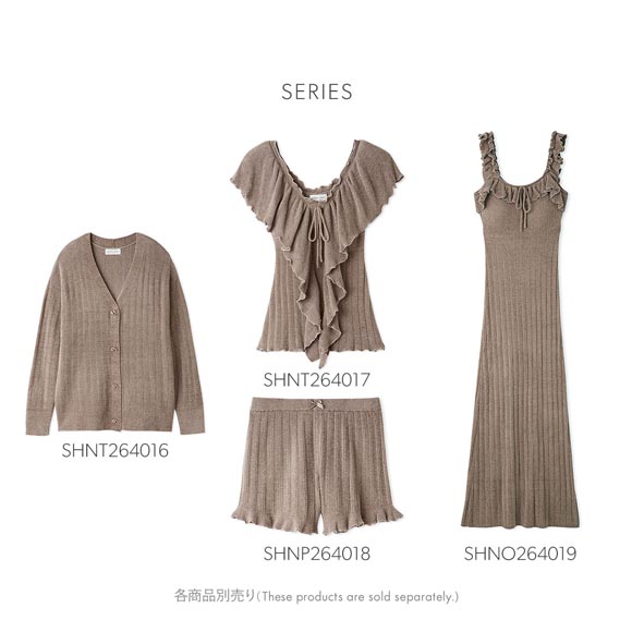 スナイデルホーム SorbetTouch Cool 接触冷感 カーディガン パジャマ ルームウェア SNIDEL HOME