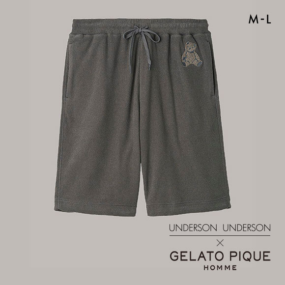 アンダーソンアンダーソン GELATO PIQUE HOMME×UNDERSON UNDERSON パイルハーフパンツ ボトム ユニセックス