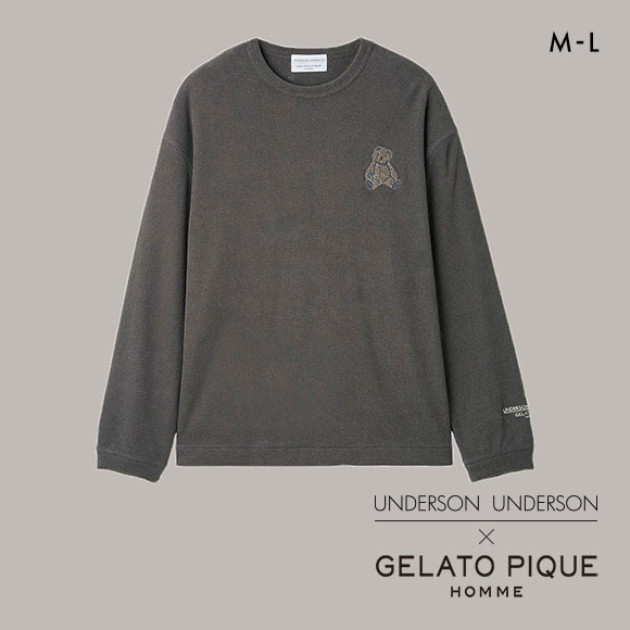 アンダーソンアンダーソン GELATO PIQUE HOMME×UNDERSON UNDERSON パイルプルオーバー 長袖 トップス ユニセックス