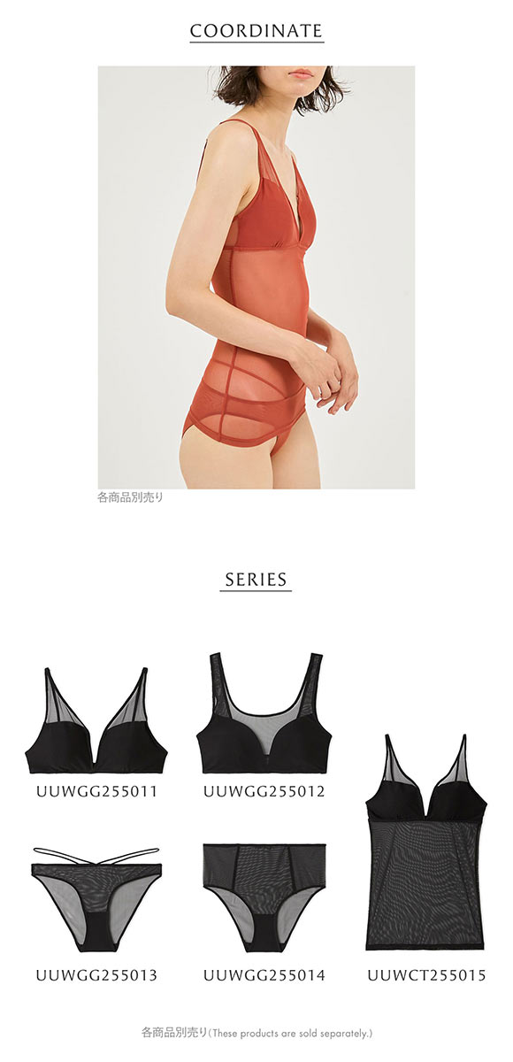 アンダーソンアンダーソン シアーカップインキャミソール UNDERSON UNDERSON カップ付き カップイン