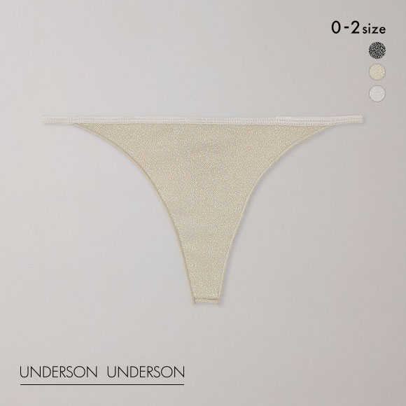 アンダーソンアンダーソン ラメソング ショーツ UNDERSON UNDERSON