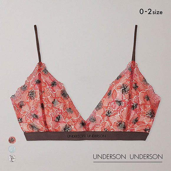 アンダーソンアンダーソン L.Rix Fantasy上野リチ×UNDERSON UNDERSON レースブラ ランジェリー ブラジャー ノンワイヤー ブラレット
