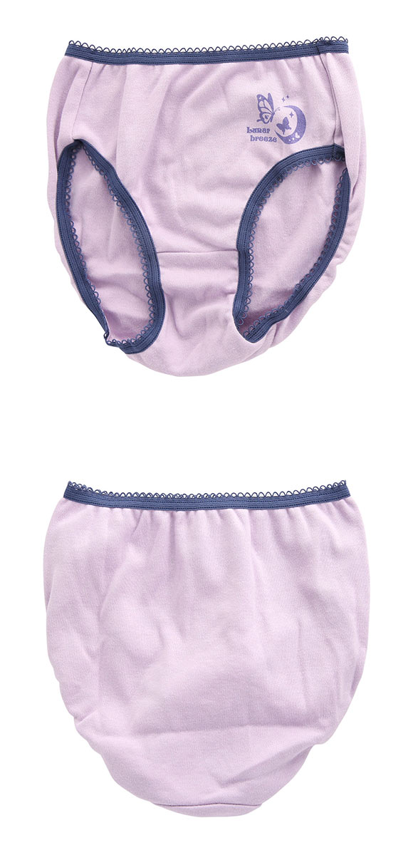 ガロー Garau ショーツ キッズ ジュニア 女の子 5枚セット アウトゴム ワンポイント入り くすみカラー 綿100％ 130 140 150 160 165