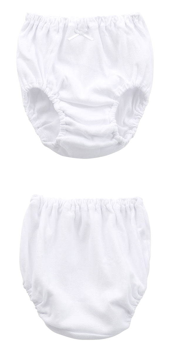 ガロー Garau ショーツ キッズ ジュニア 女の子 5枚セット 綿100％ 無地 ホワイト 白 100 110 120 130 140 150 160 165