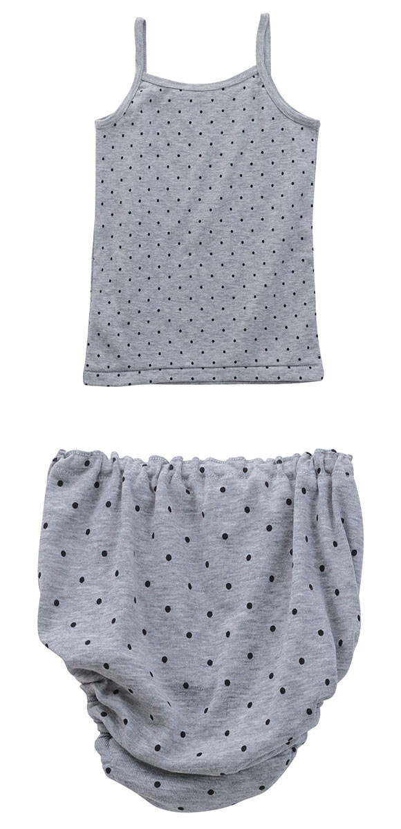 ガロー Garau キッズ ジュニア 胸二重 キャミソール ショーツ インナー 女の子 上下 2組 セット 130 140 150 160 165