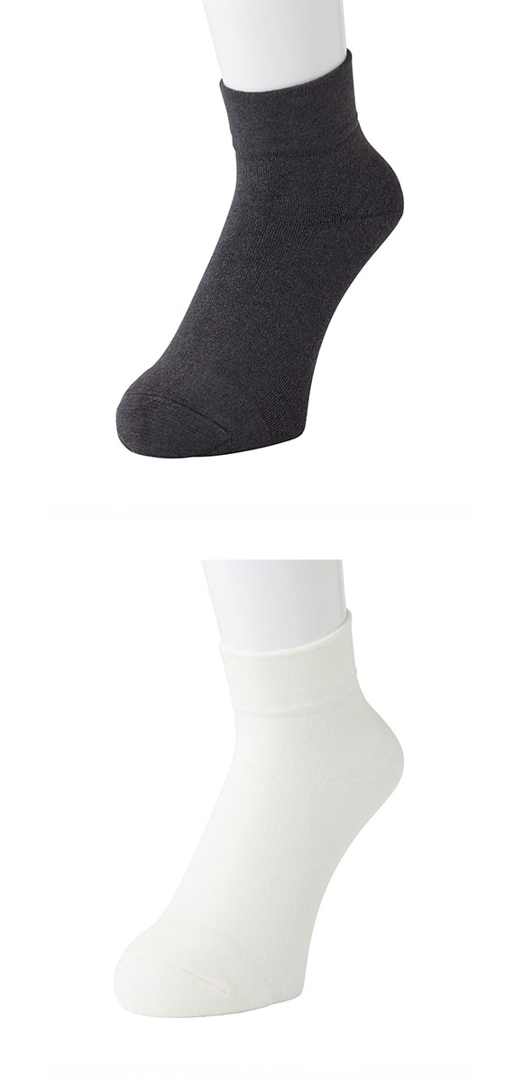 ココピタ あったか実感 ハーフ 丈  靴下 あったか 吸湿発熱 消臭 レディース