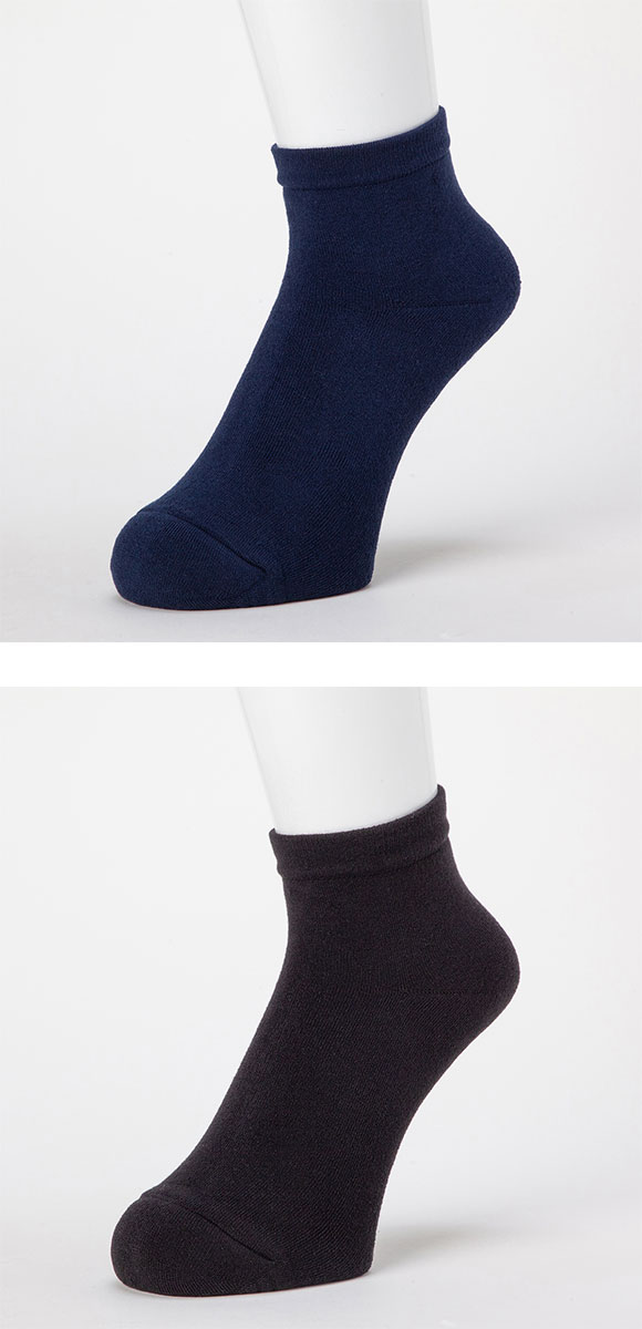 ココピタプラス あったか実感 ハーフ丈 靴下 ソックス 吸湿発熱 保温 あったか メンズ