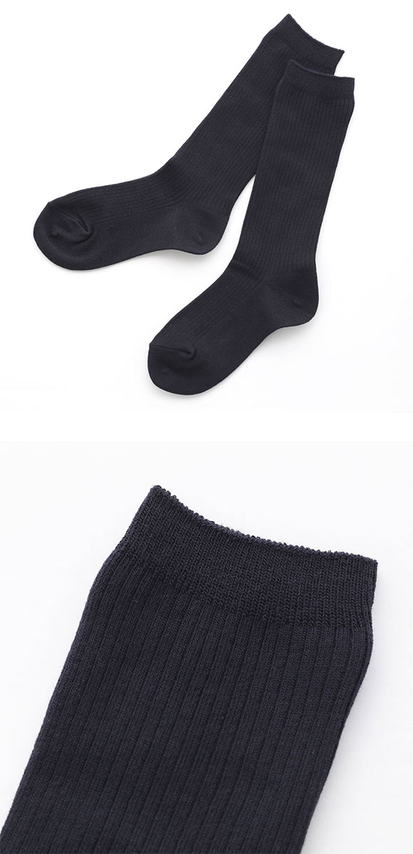 学校へ行こう お母さんの声を集めて作った丈夫なW消臭靴下 消臭 ハイソックス 2足組 16-18cm 19-21cm 22-24cm リブ仕様