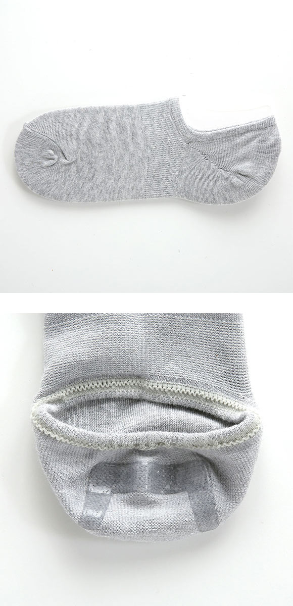 脱げないココピタ フットカバー 深め 綿混 丸編み スニーカー Wサポート ソックス 靴下 21-23cm 23-25cm 24-26cm KOKOPITA