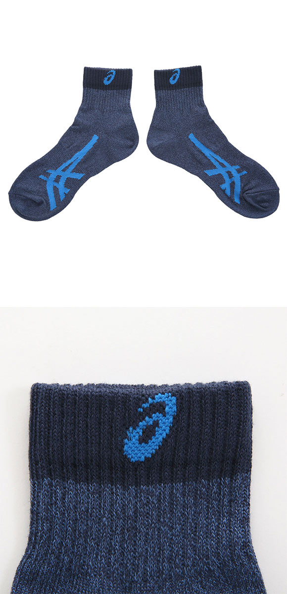 アシックス ASICS CLEAN DEO ソックス 靴下 ショート丈 3足組 消臭 高耐久 サポート 24-26cm 26-28cm メンズ