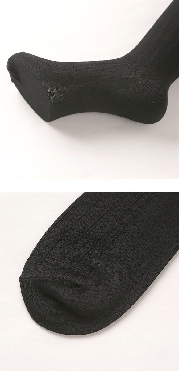 スーパーソックス SUPER SOX ストライプ クルー丈 ソックス ムレない におわない 靴下 23-25cm 24-26cm 26-28cm