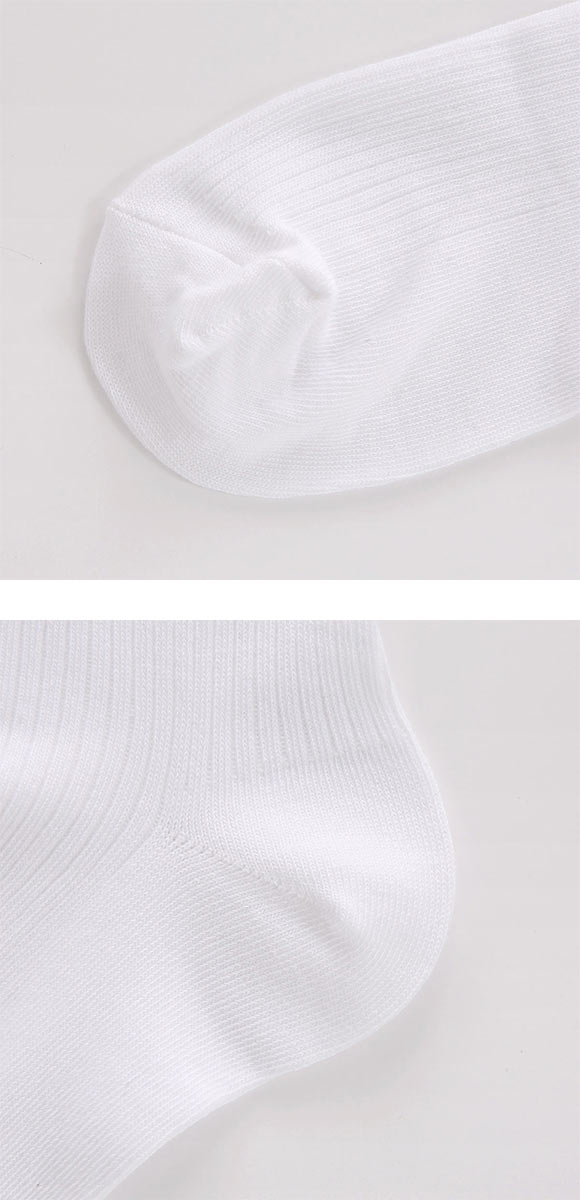 学校へ行こう 2足組 ハイソックス リブ キッズ ジュニア 靴下 24-26cm okamoto