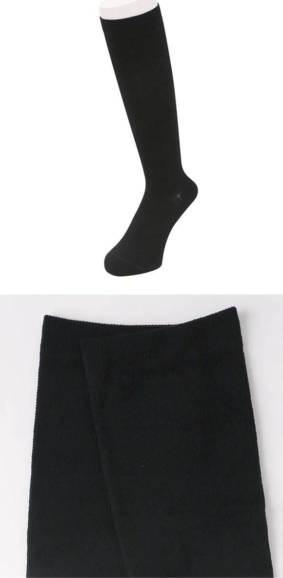 靴下サプリMEN うずまいて血行を促すソックス ハイソックス 靴下 着圧 消臭 日本製 24-26cm 26-28cm メンズ