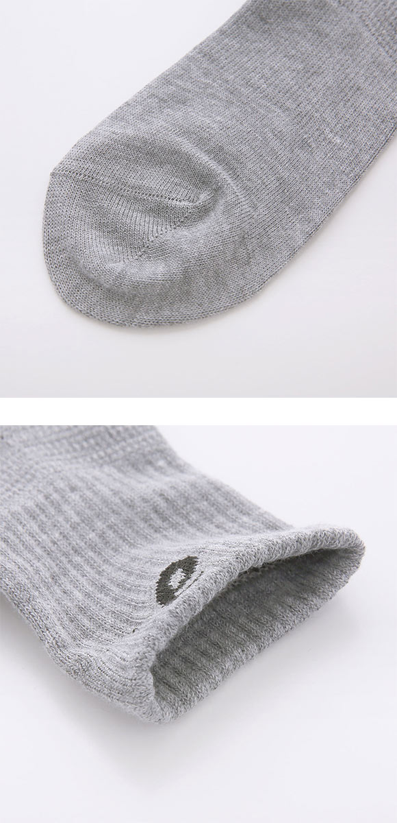 アシックス 無地 異色アソート 3足組 14cm丈 ASICS メンズ