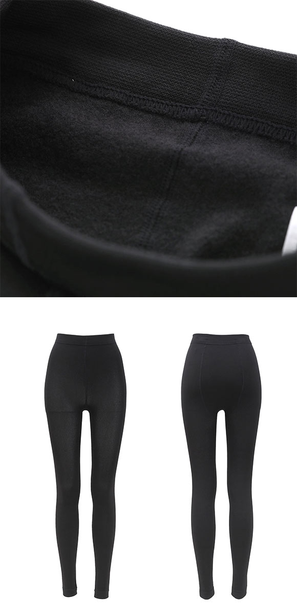 冬レギンス 80デニール 10分丈 裏起毛 ふんわりあたたか レディース M-L JM-L JJM-L 大きいサイズ okamoto