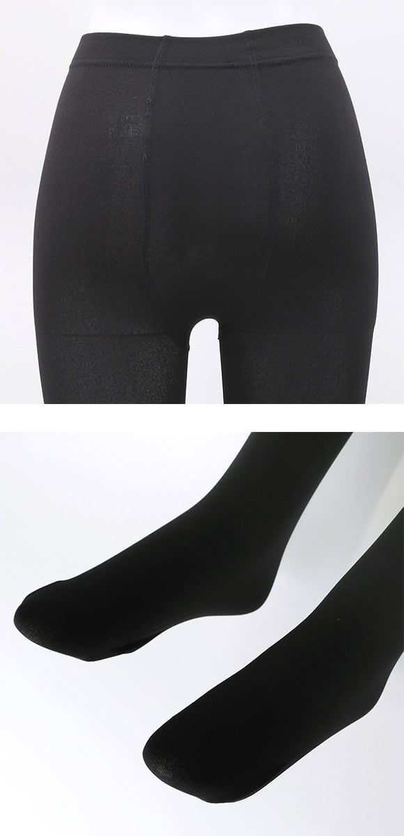 冬レギンス 80デニール タイツ 裏起毛 ふんわりあたたか レディース M-L JM-L JJM-L 大きいサイズ okamoto