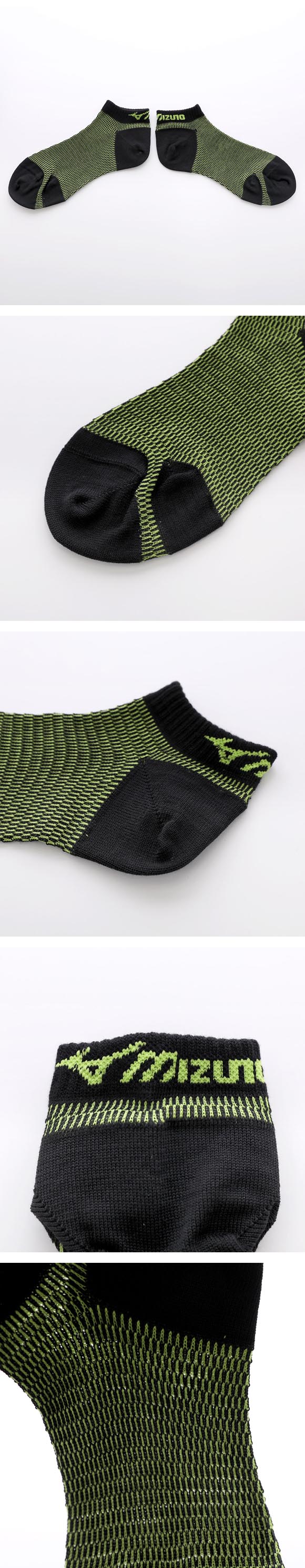 ミズノ ワークソックス 涼感メッシュ スニーカー丈 3足セット メンズ 吸汗速乾 作業用 安全靴用 靴下 24-26cm 26-28cm MIZUNO WORK